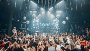 interior view of nightclub in miami